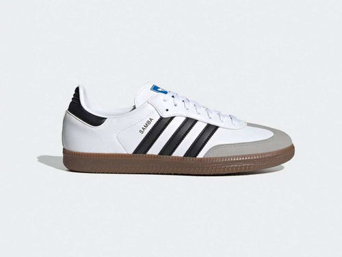 Adidas "Samba" OG - White With Black Stripes